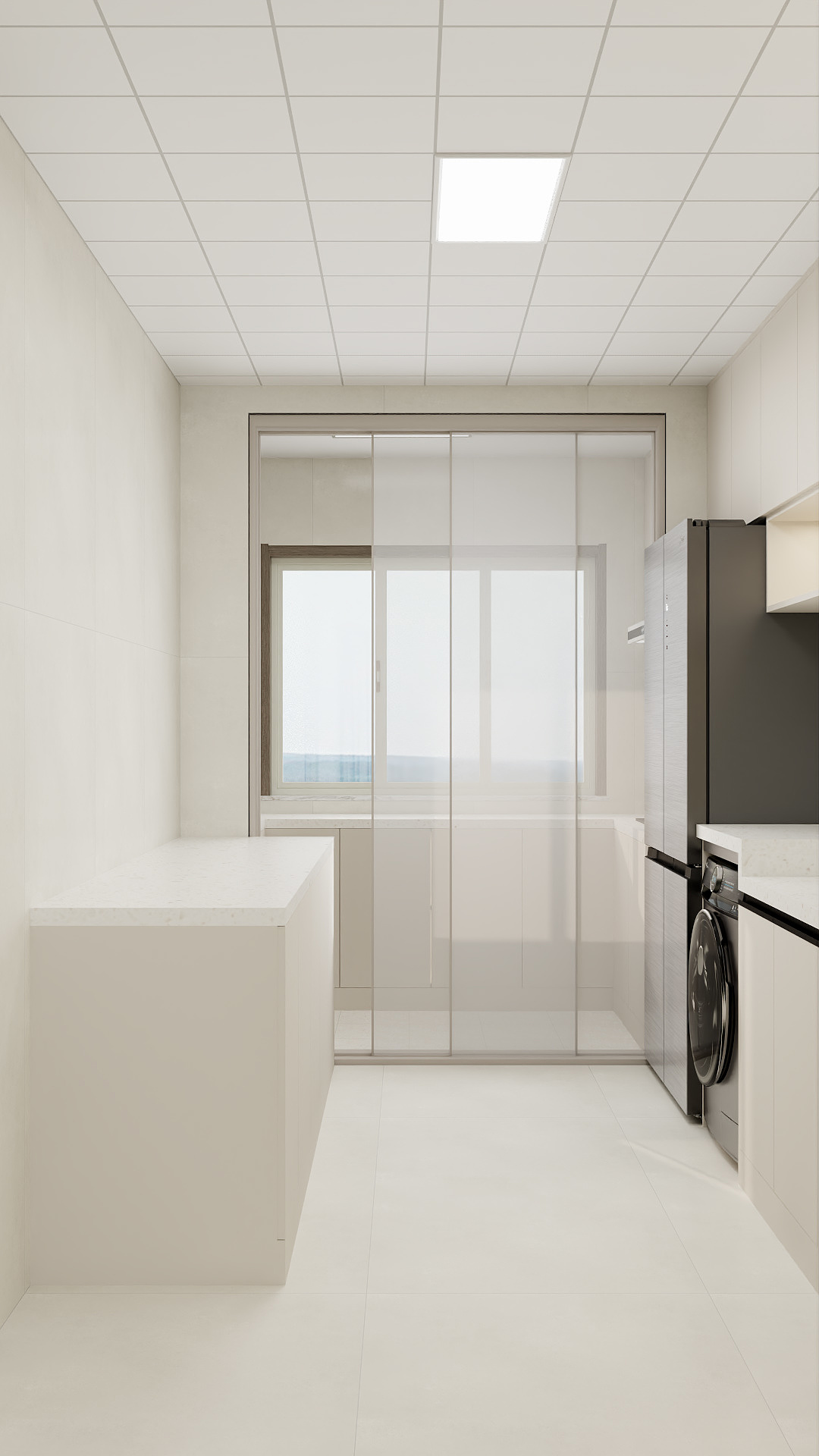 100元设计方案- 101m²现代新中式风格装修效果图