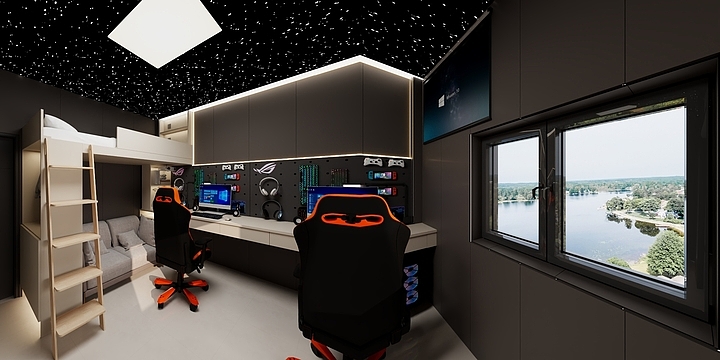 偏安一隅@-永兴花园电竞房-副本-副本-装修设计方案