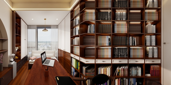 咚皓空间设计机构-曲靖寥阔府邸紫苑姚老师方案-装修设计方案