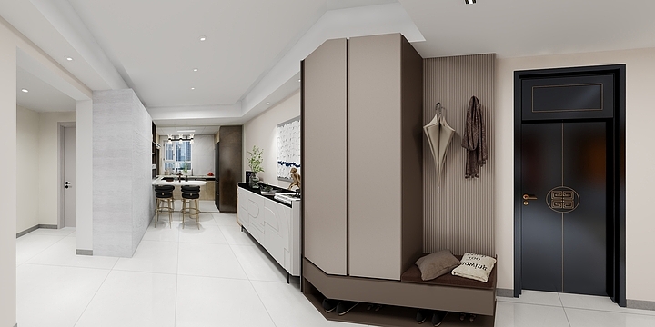 何以笙4610-世纪城6期130平3.2-装修设计方案