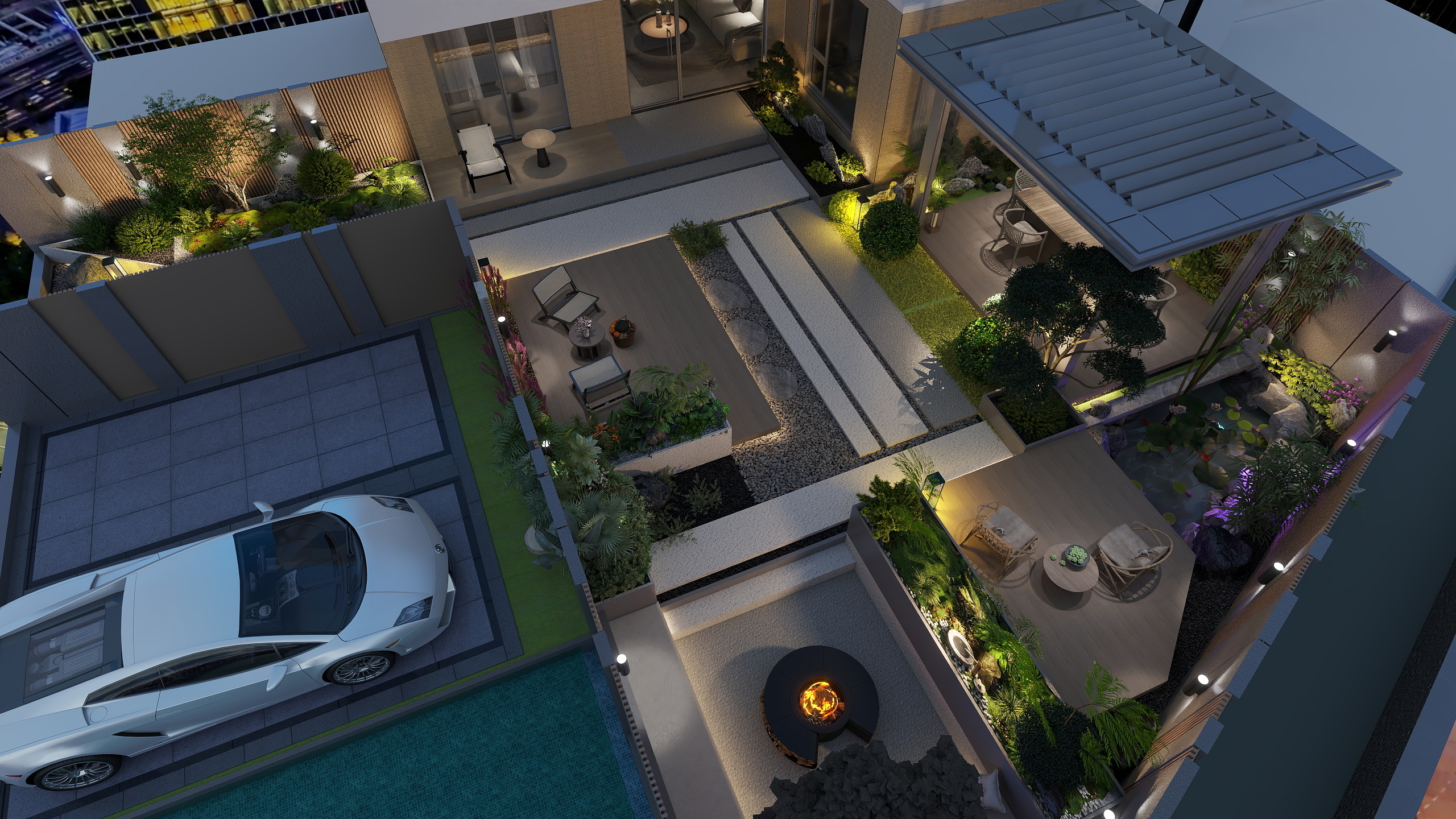 左柚左左-庭院景观设计-装修设计方案