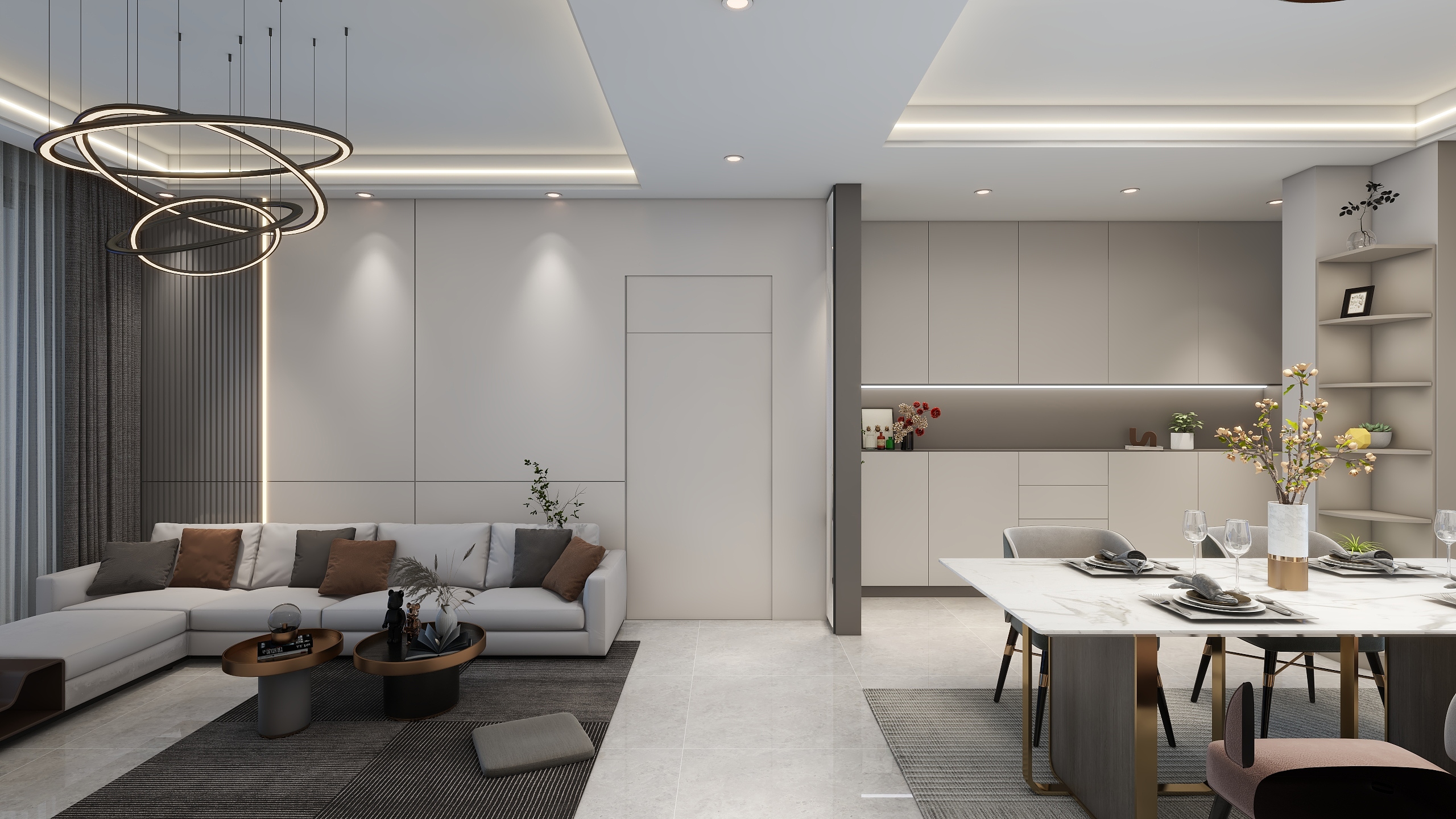 玖伍装饰工程有限公司-信华樽悦134平方 现代2-装修设计方案