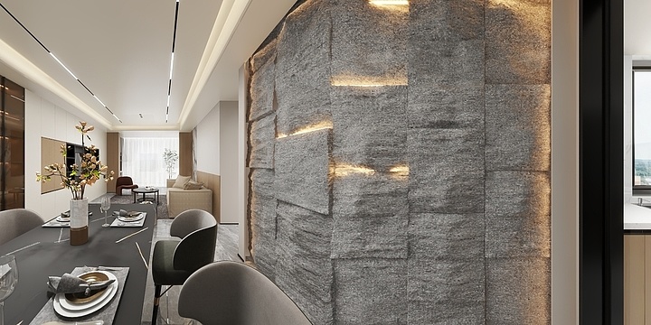 醒木设计-醒木空间设计—越江时代110户型-装修设计方案