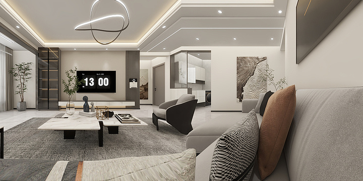 李懿轩-南方简尚瑞景院二期-装修设计方案