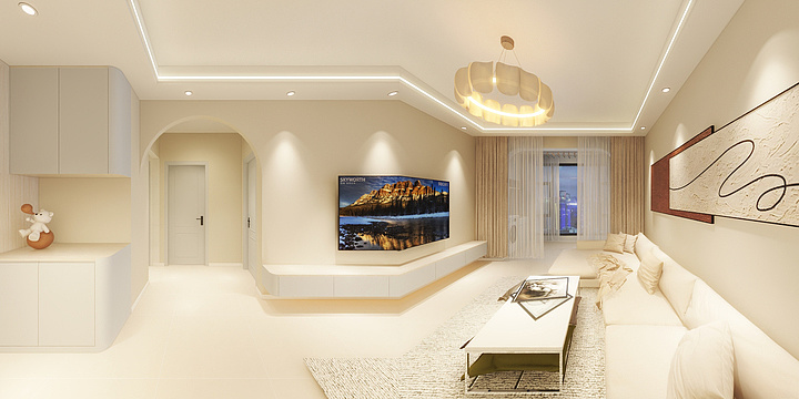 陈甩甩Design丶-首开紫郡3-装修设计方案