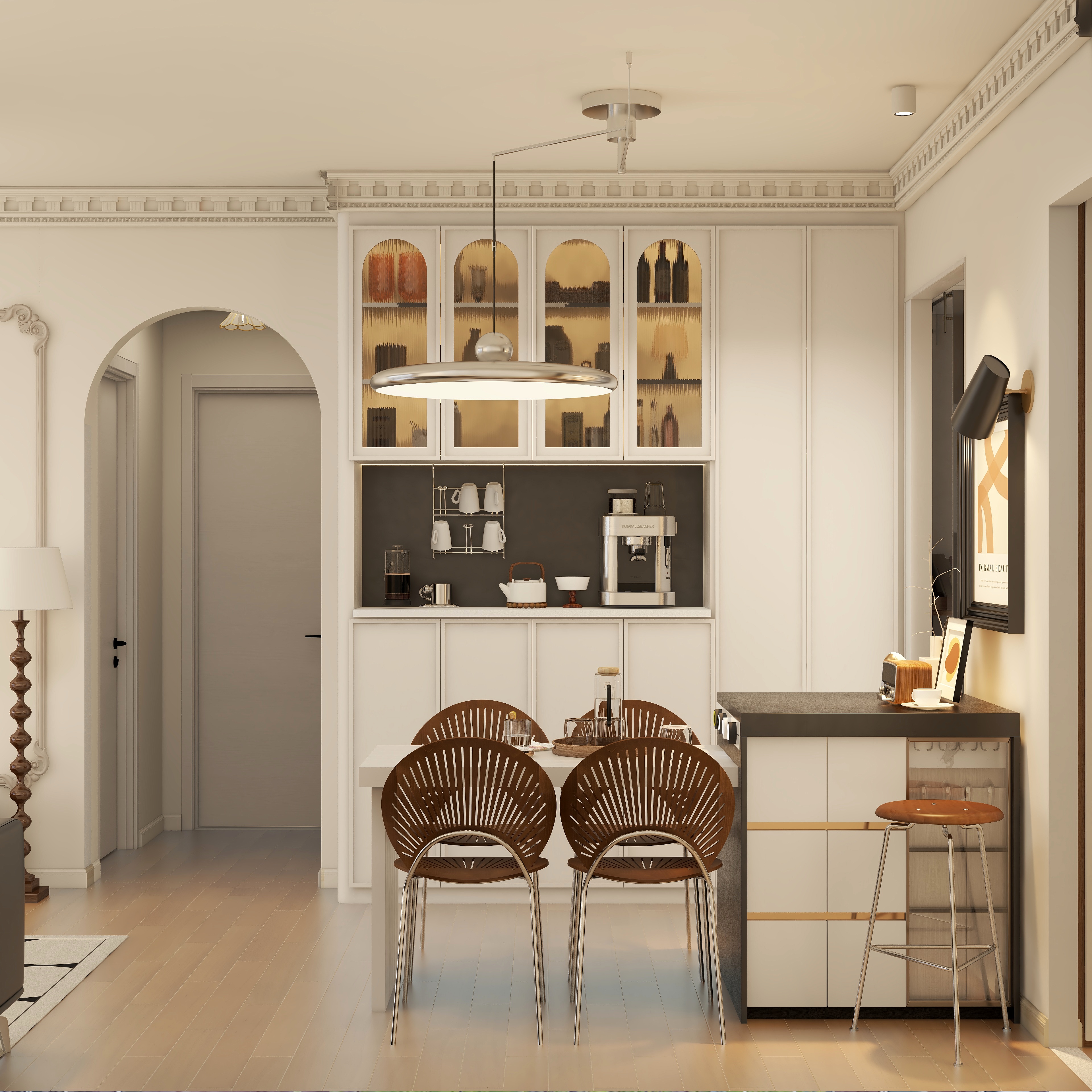 闪现的杰怡-70m²南洋中古风装修效果图