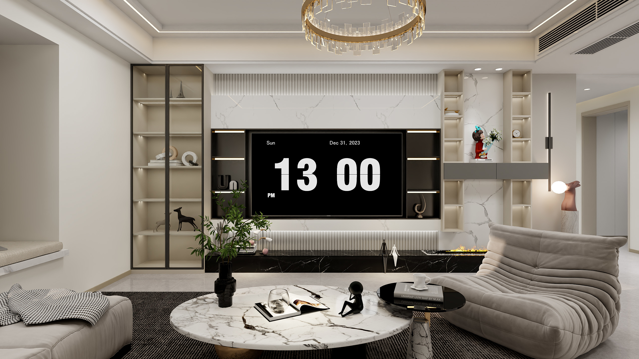 设计师如一-孝感市丹阳景苑165㎡2室-装修设计方案