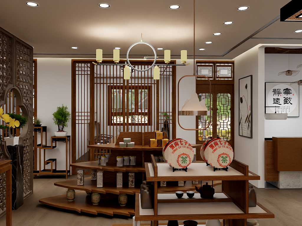 beanbYsn-茶室设计装修效果图