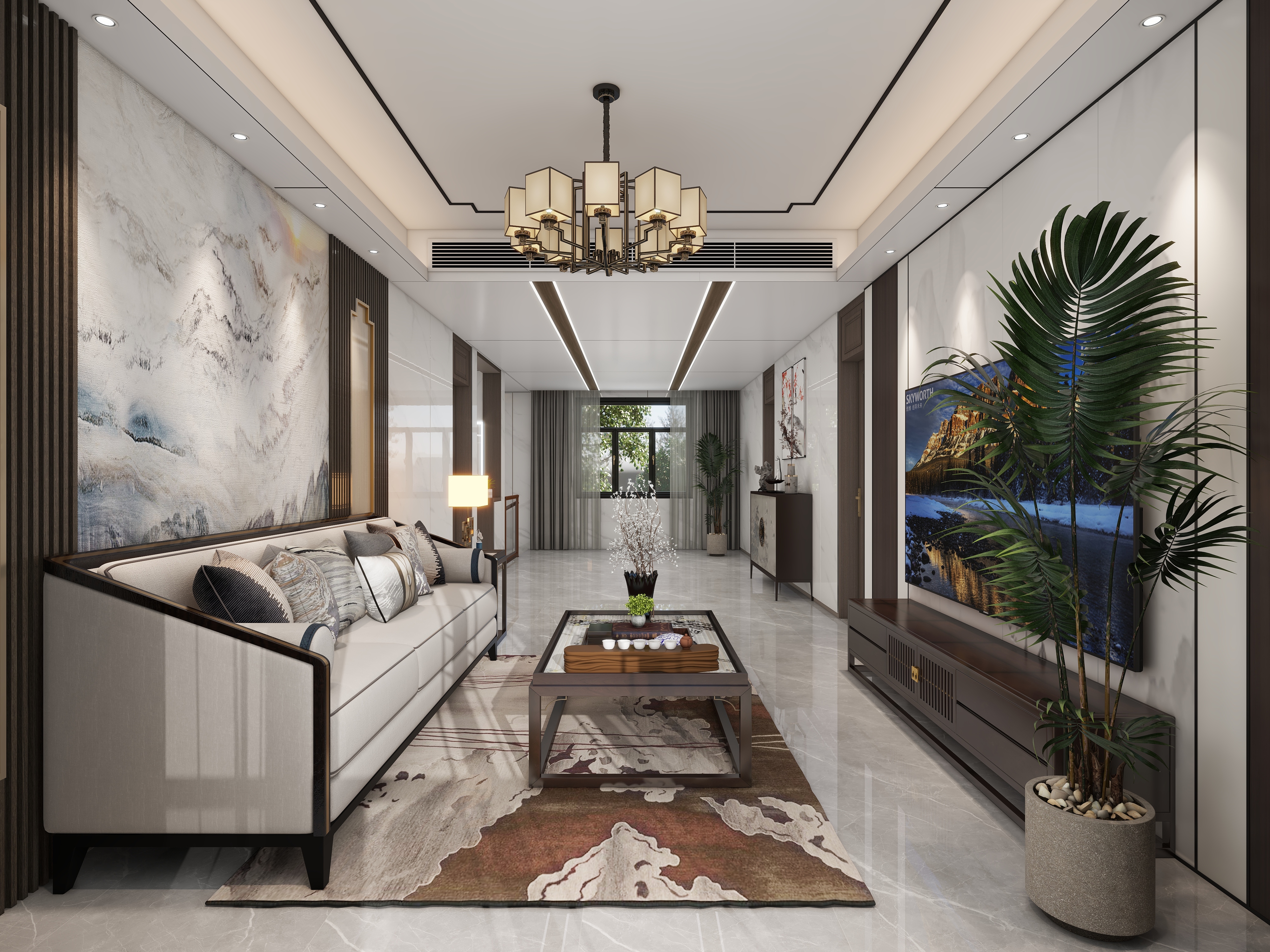 广州先荣装饰-梅家嘴别墅-2.3楼-装修设计方案