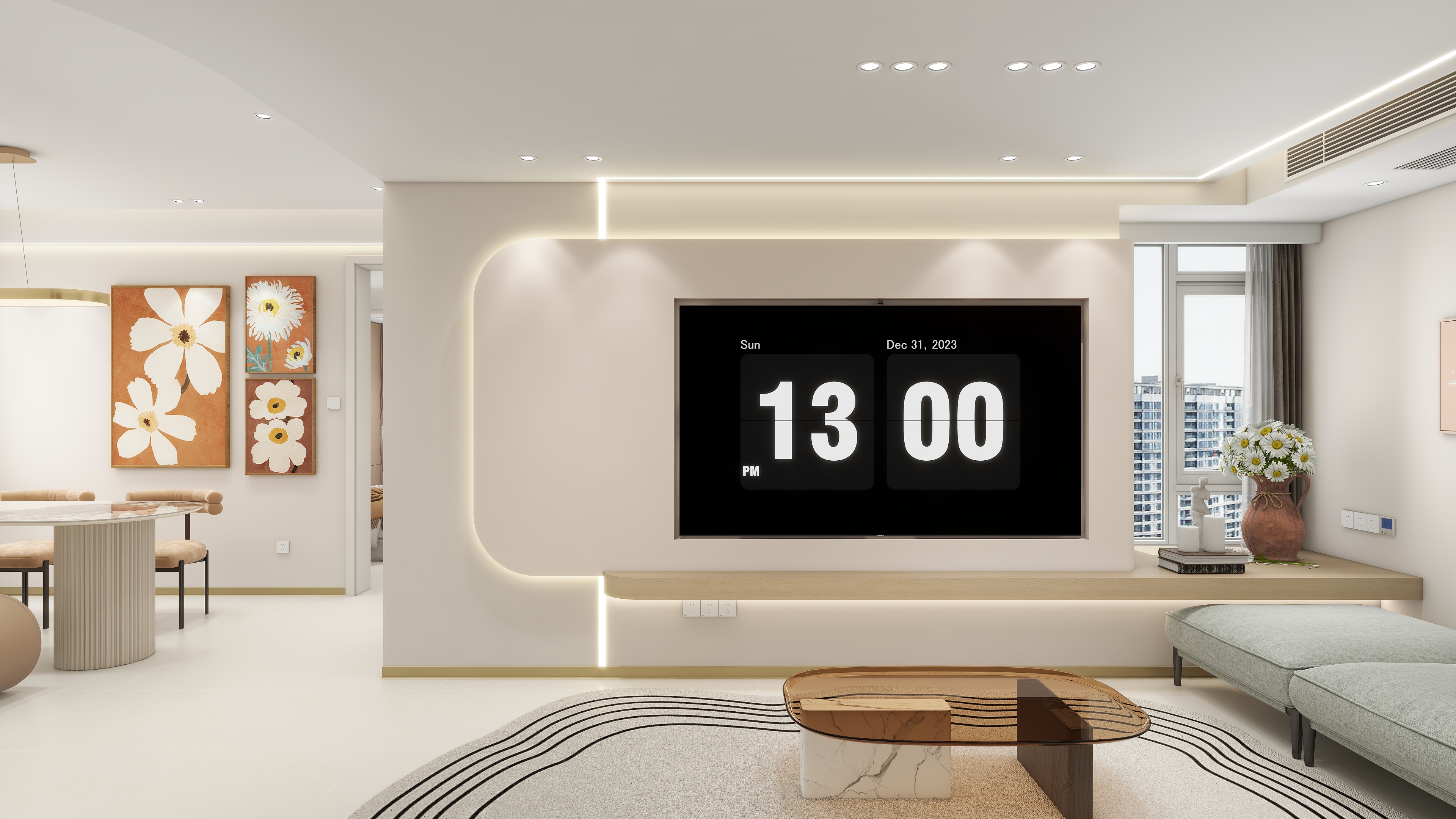 宋毅-绿茵里8-10奶油风-装修设计方案