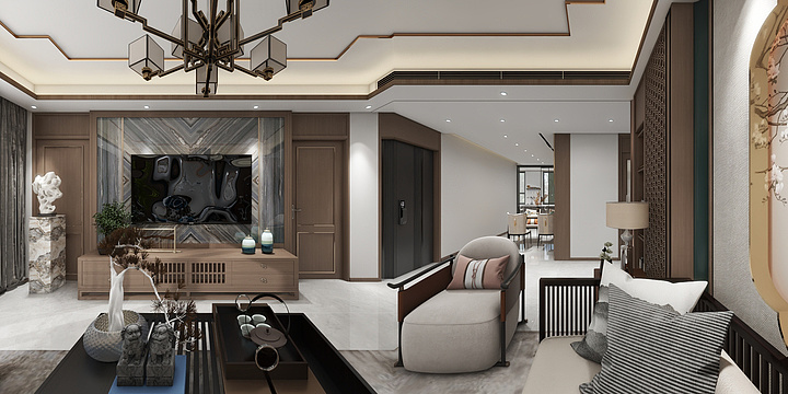 修行者设计师-样板间-装修设计方案