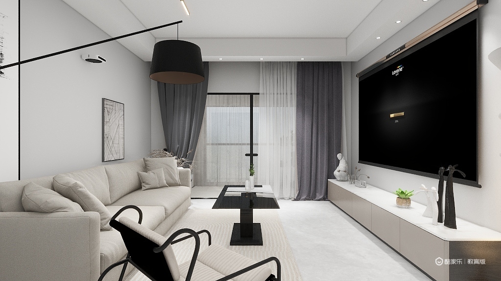 郭俊法规的认同感吧-114㎡3室-装修设计方案