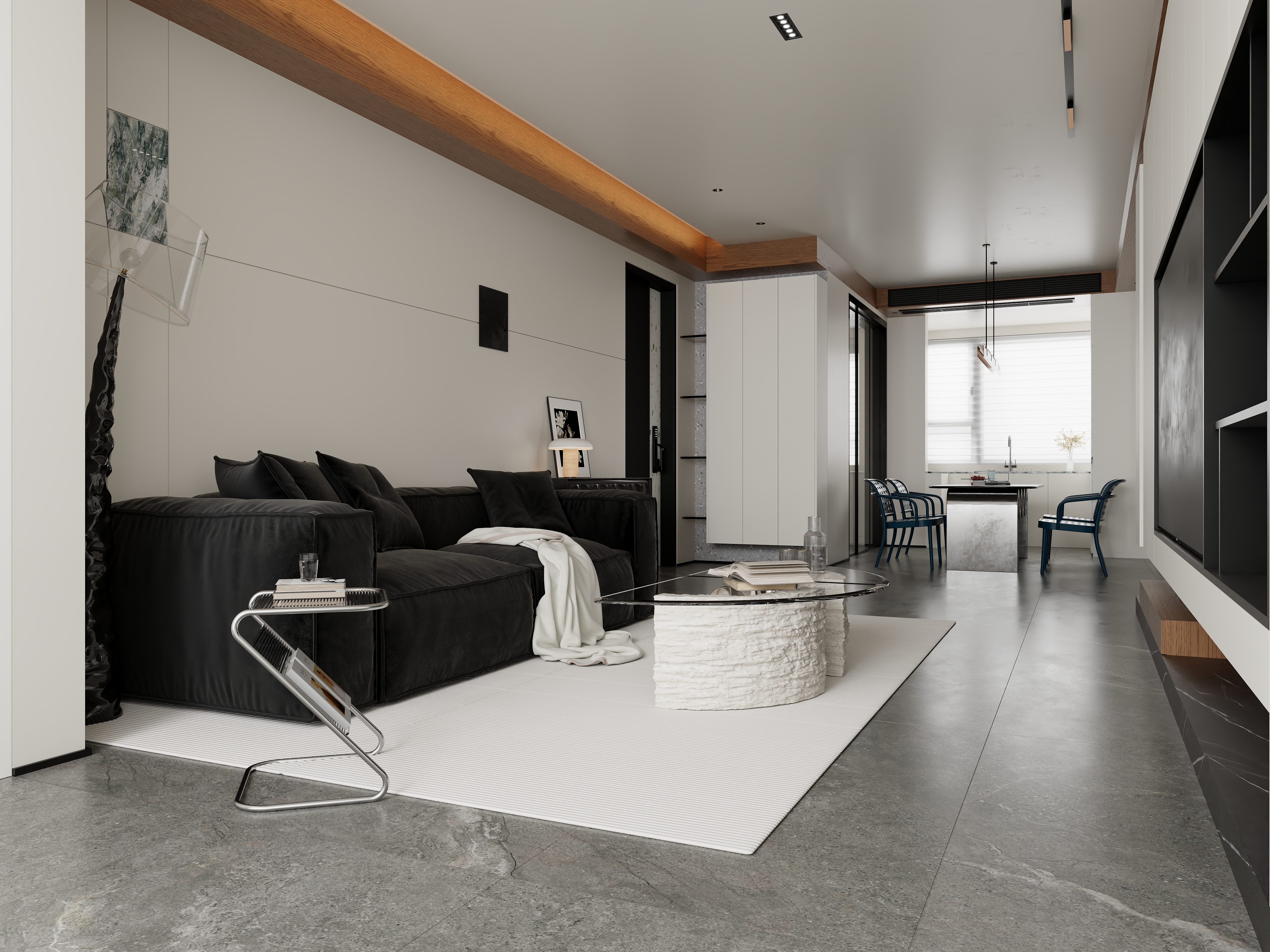 三得利画Show-现代暗黑另类-装修设计方案