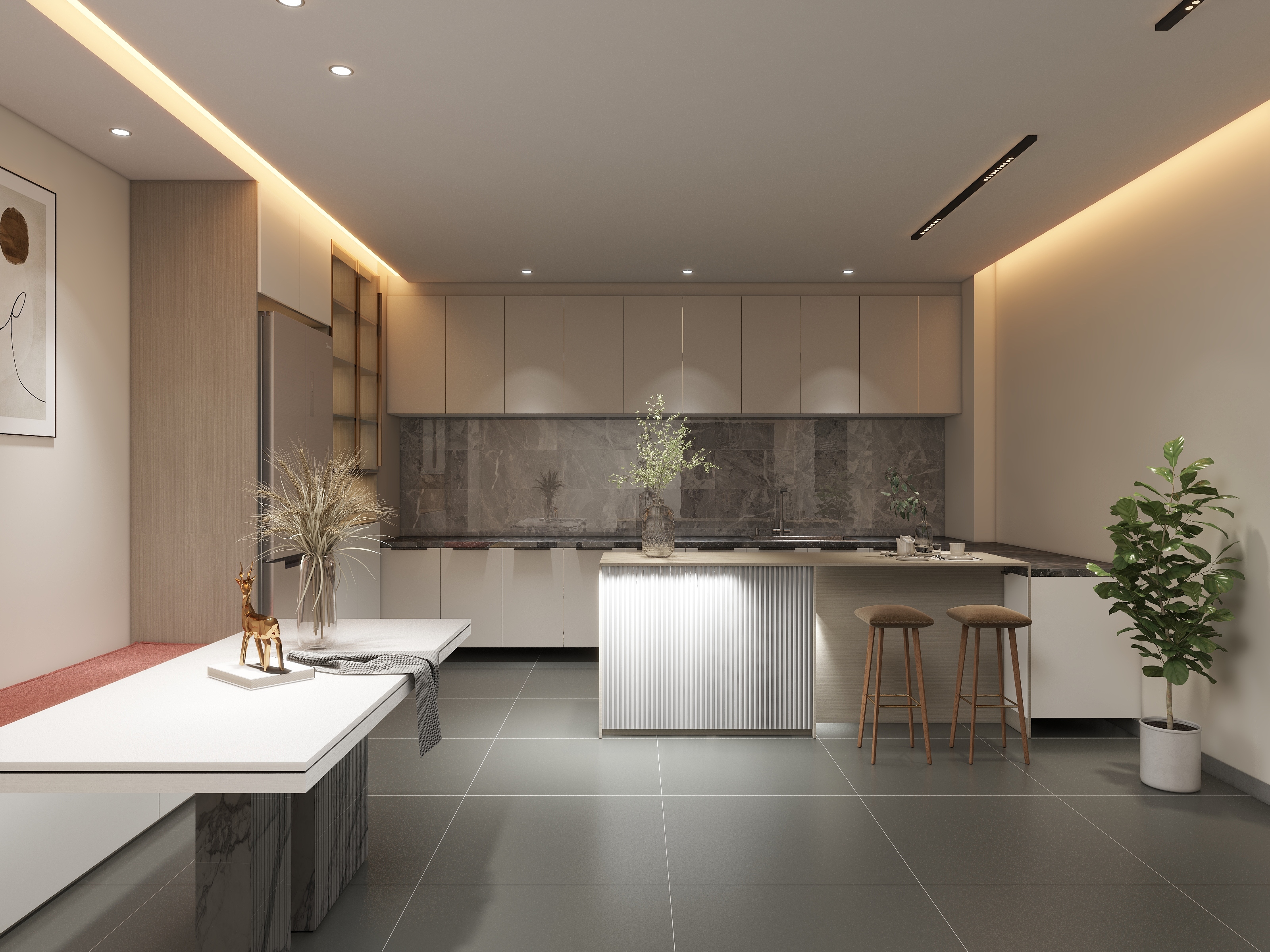 zhaoyueli-4 聚丙烯（PP)装饰 职工小家-装修设计方案