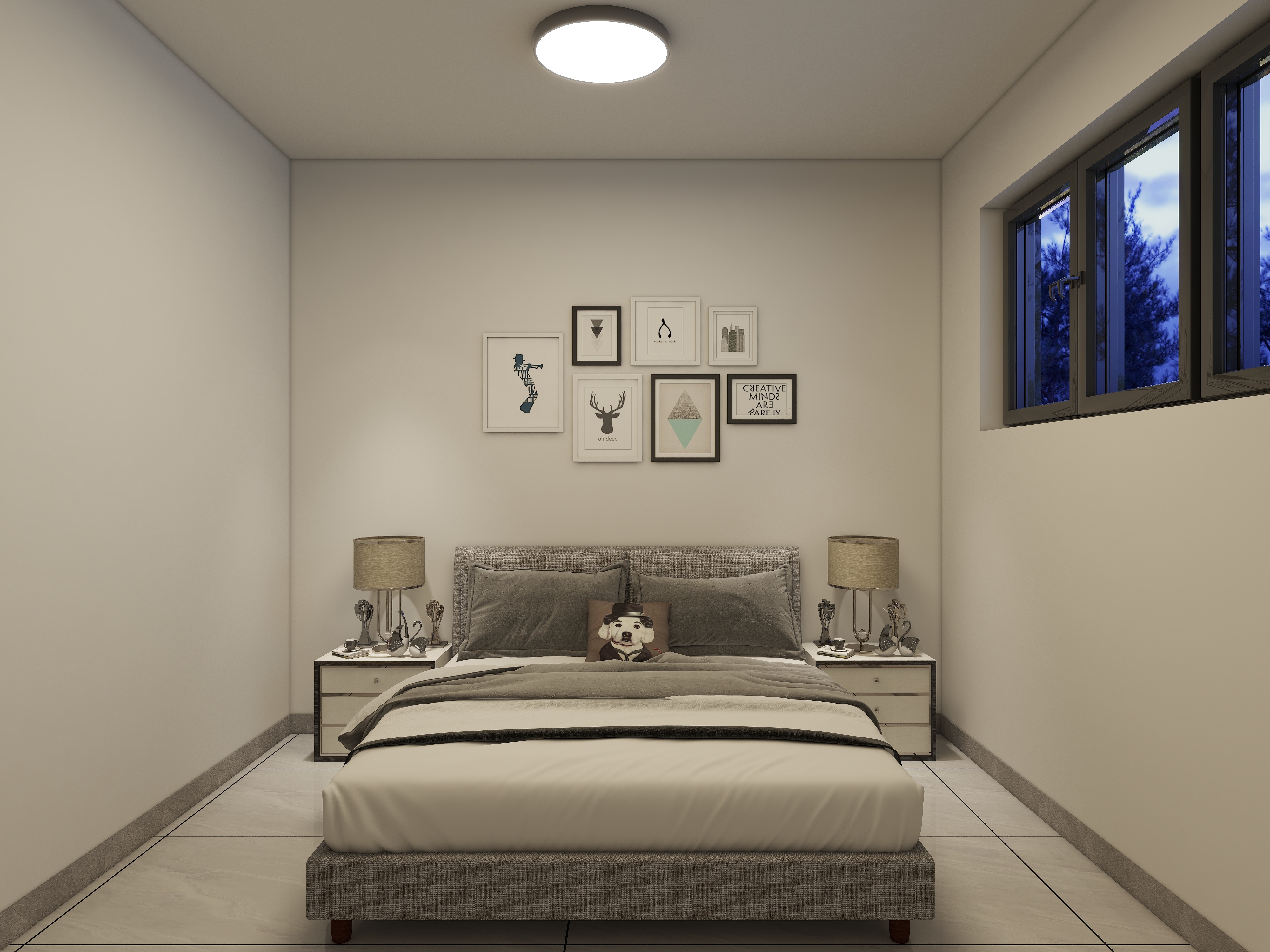 设计裴工UZFA-香溢中央2-2-104负一楼-装修设计方案