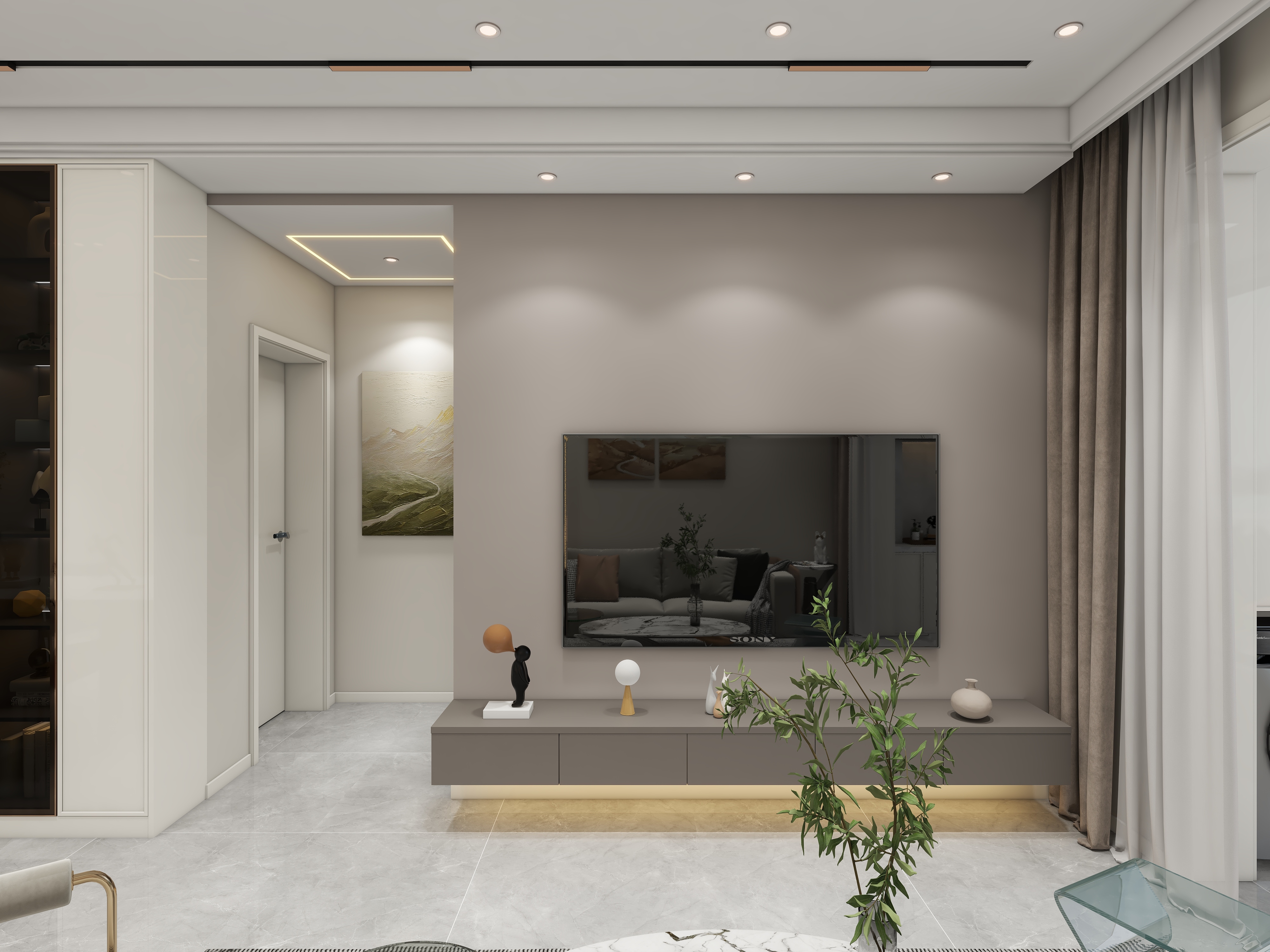 环宇0315-合启公馆76㎡2室装修效果图