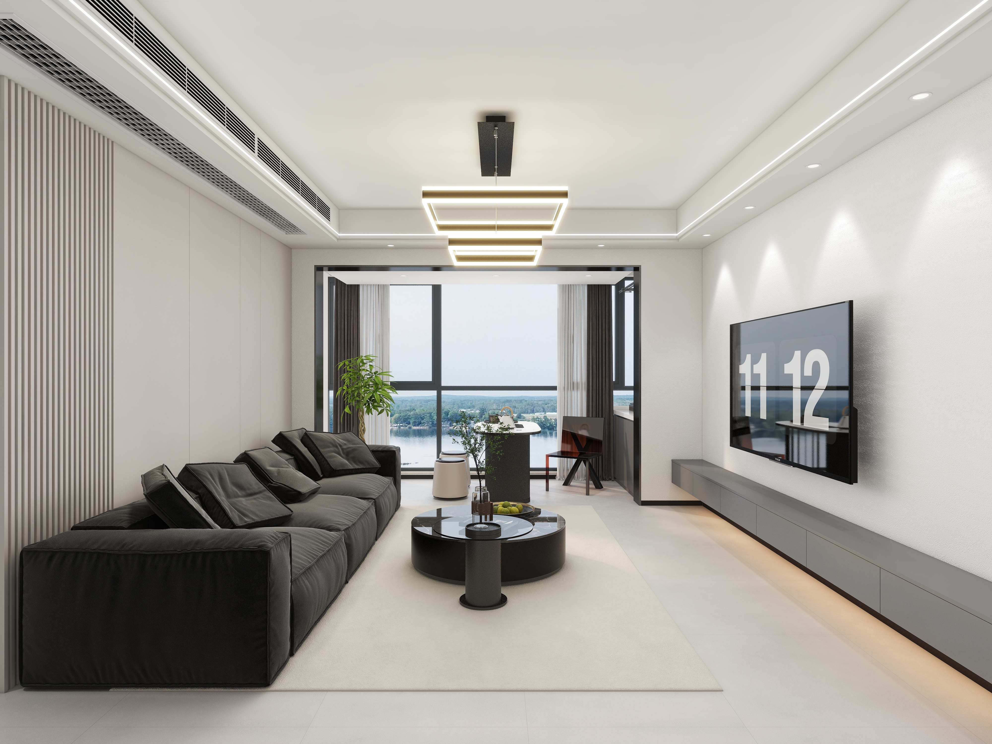 李荣浩-中东学府里120㎡3室-装修设计方案