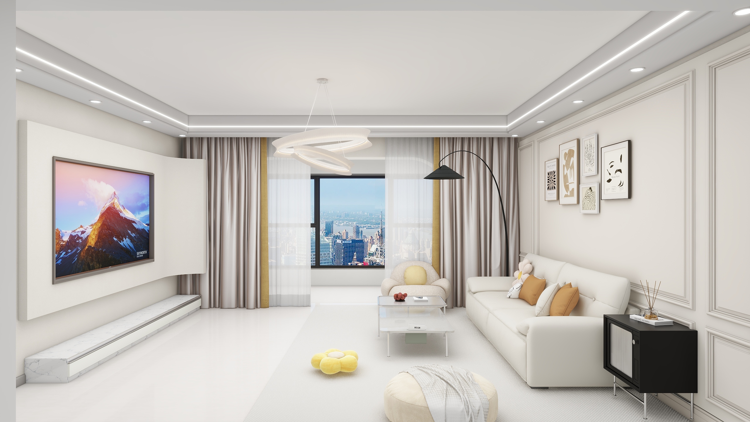 Feng_dong-金汇府邸西户（简约）-装修设计方案