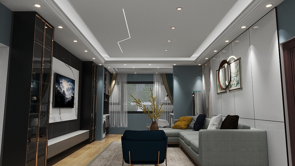 宇宙访客*-1号楼三单元8层-装修设计方案