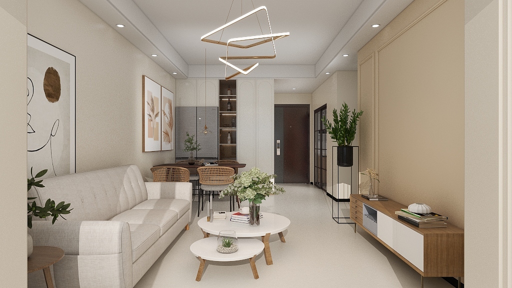 蒋阅-海德公园81㎡3室-装修设计方案