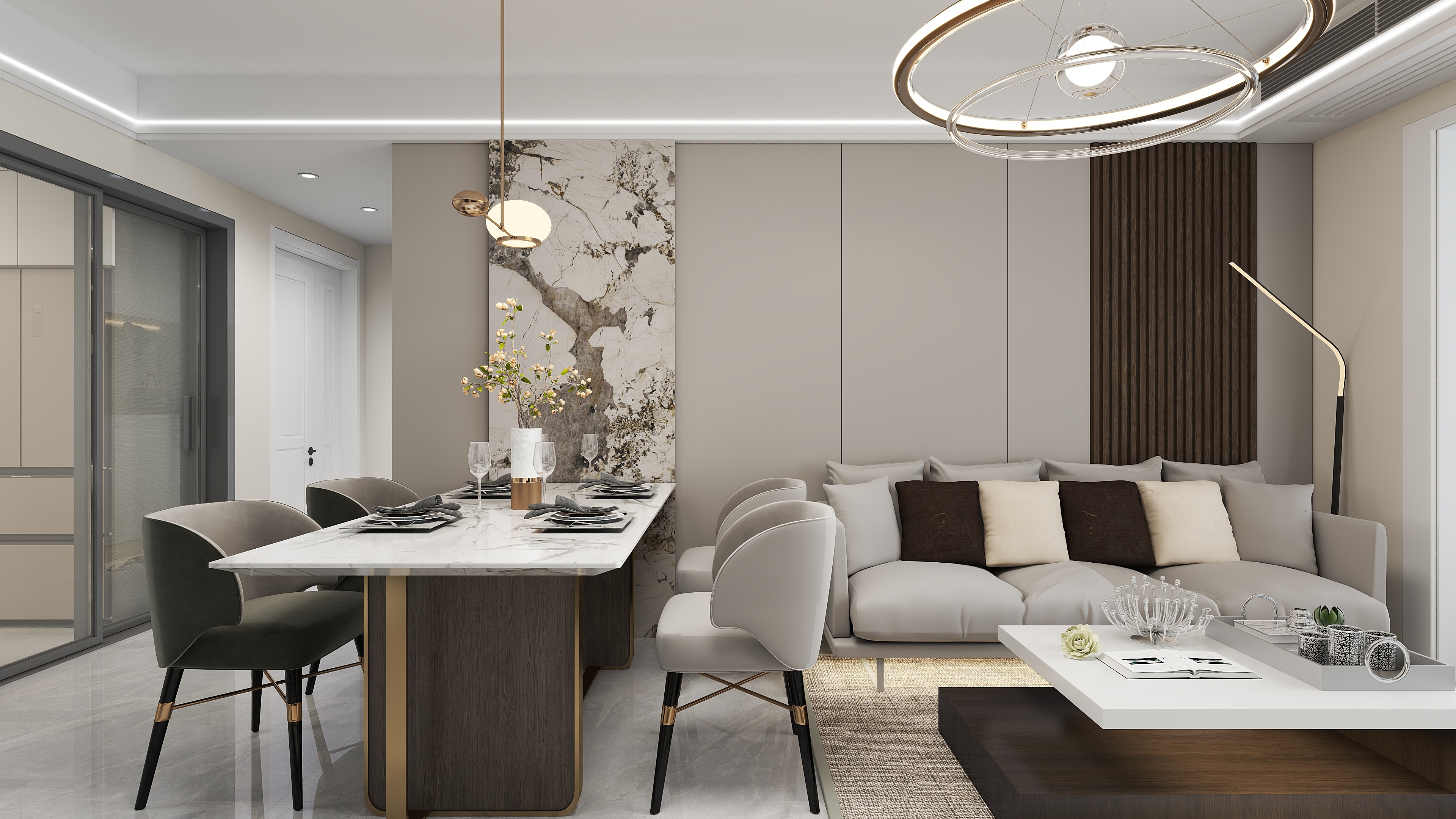 胡莹莹.-现代简约106㎡1室-装修设计方案