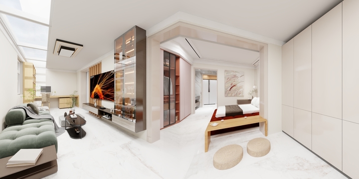 天雨设计-张蕾家庭设计方案-装修设计方案