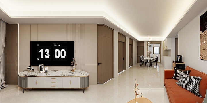 钠兰|兰宇设计-兰州万科水晶城-装修设计方案