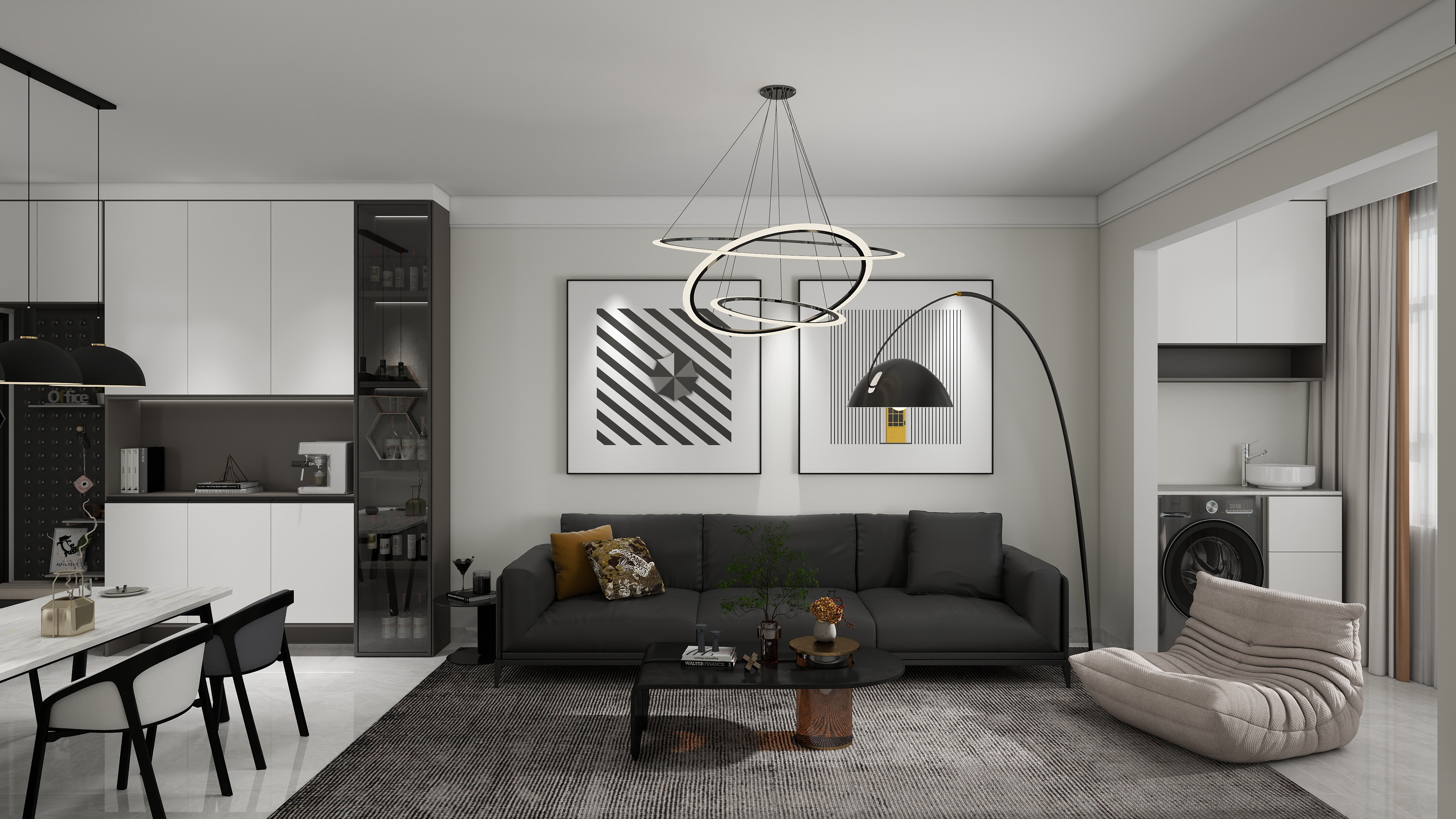 兰先生LWT-鼎华城-现代风-装修设计方案