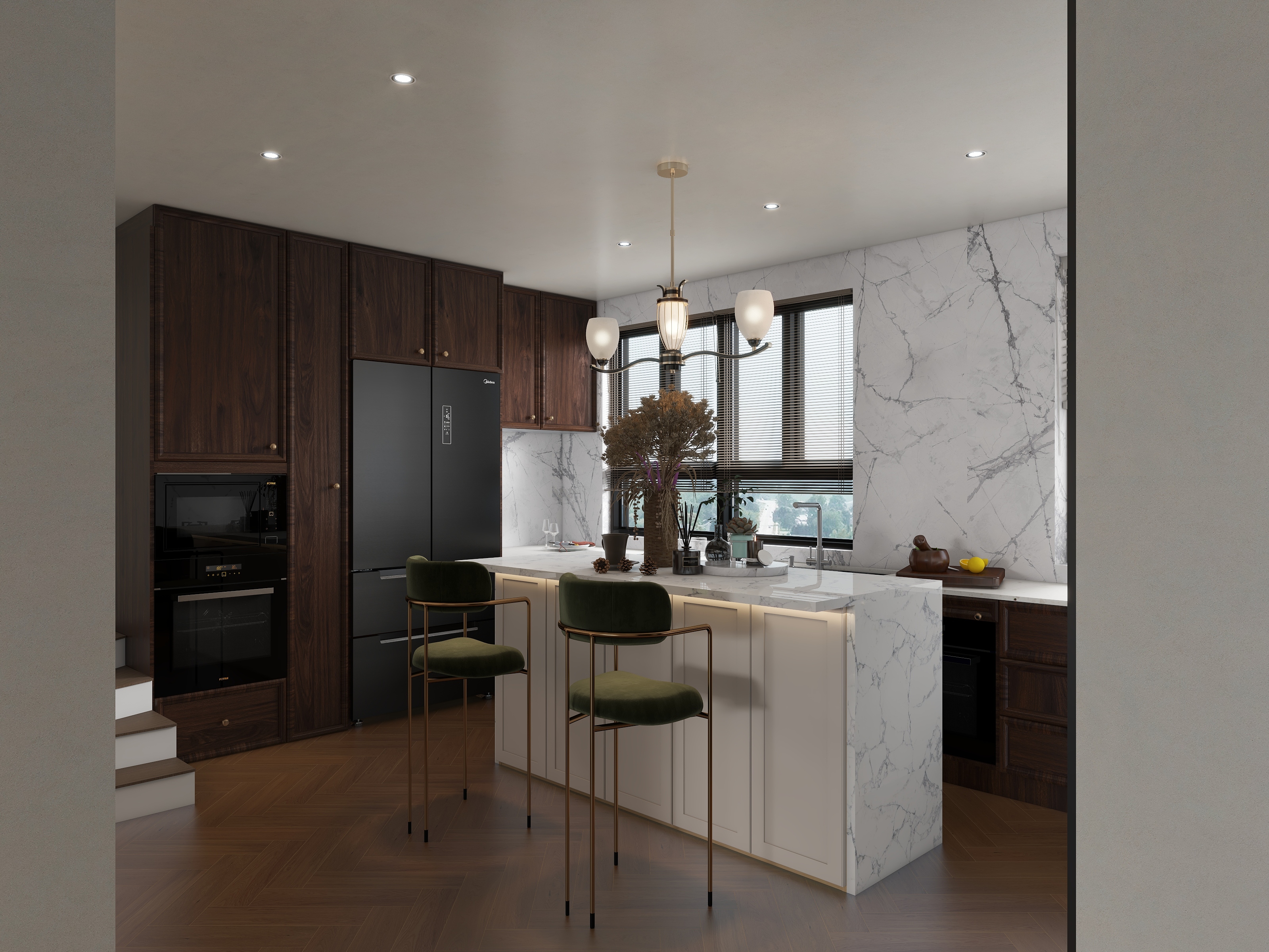 设计师Baymax-奶油复古风装修效果图