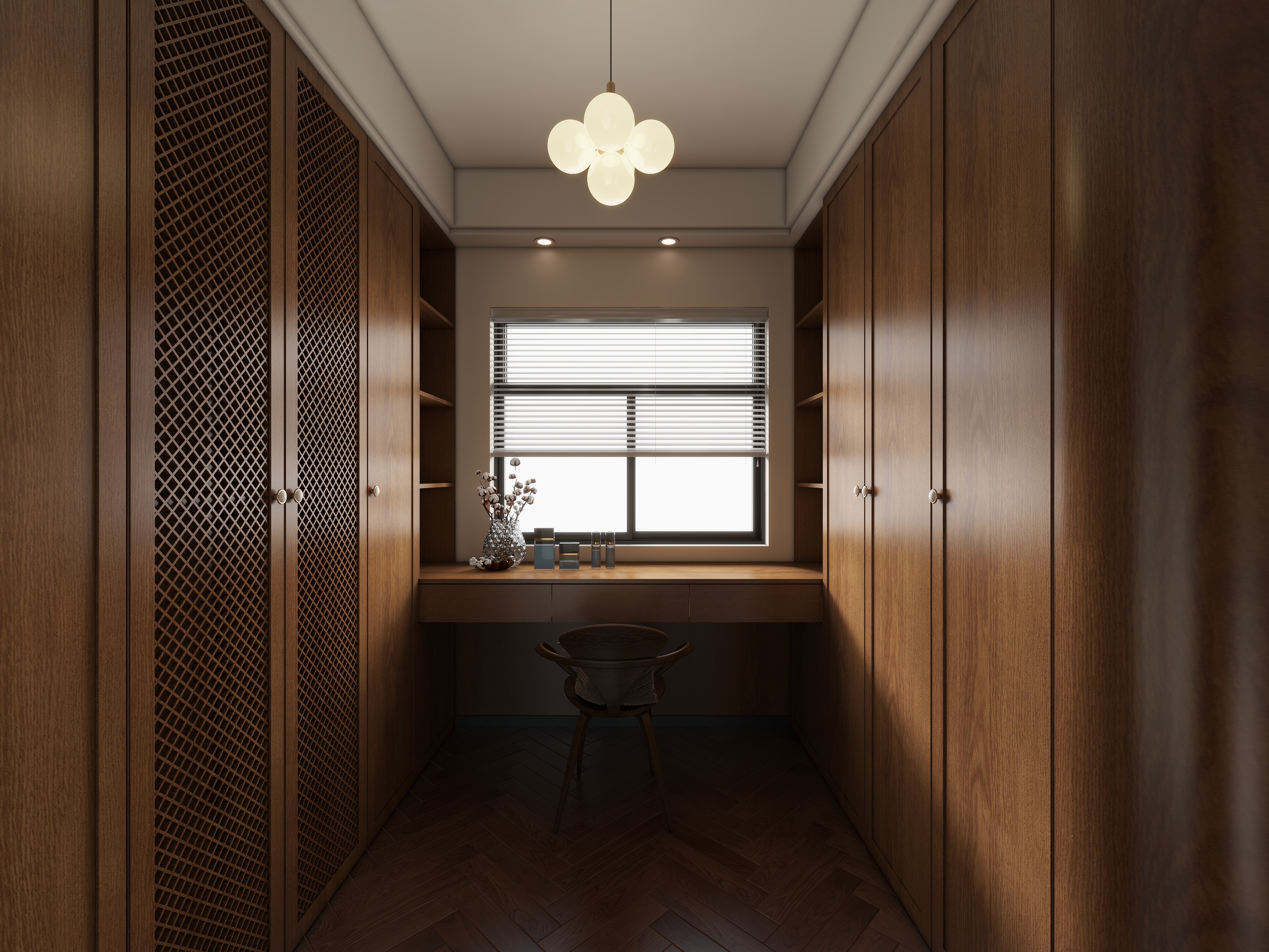 王清苡-滨河鸣翠177平方-法式中古装修效果图