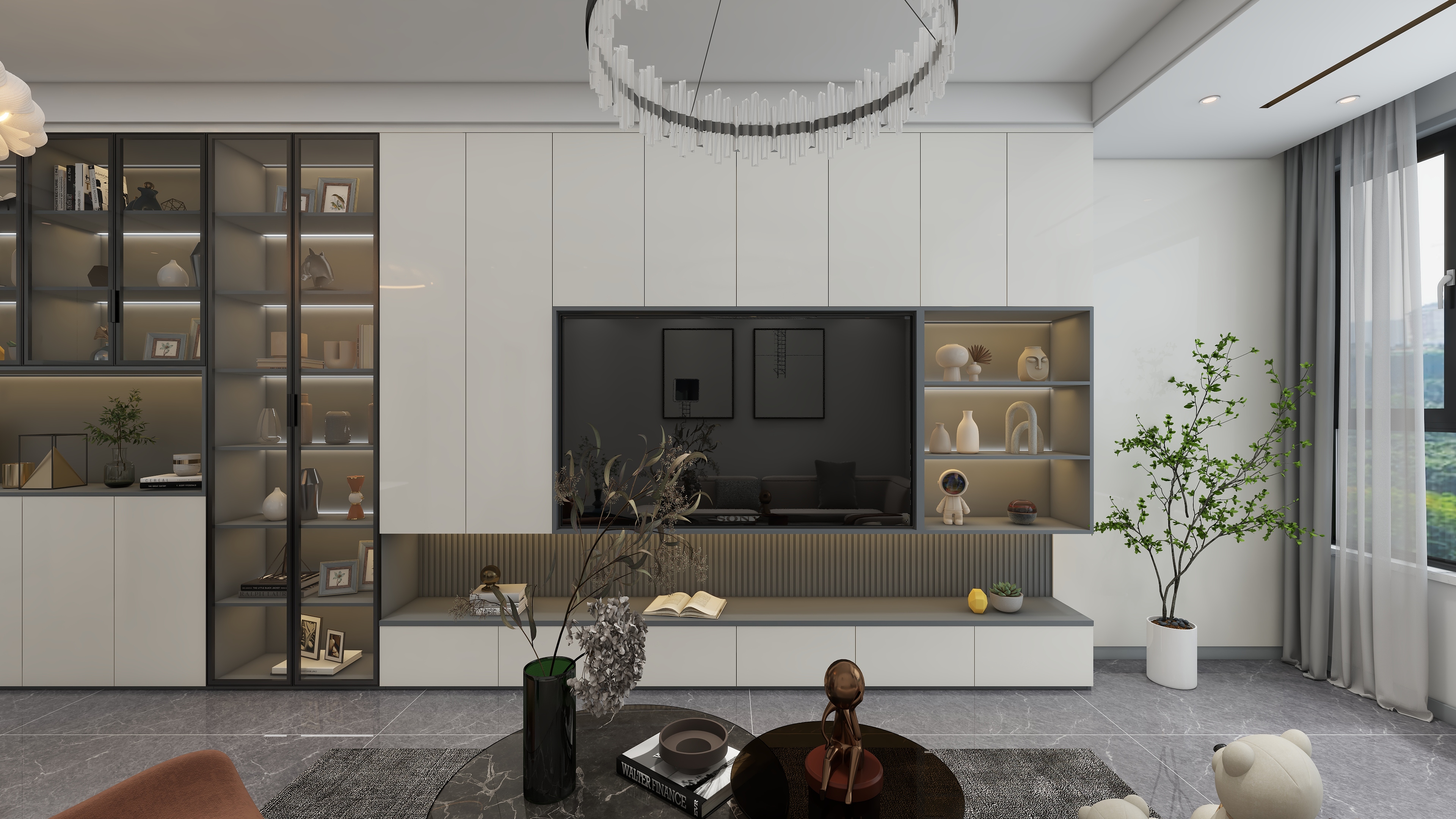 环宇0315-87㎡2室装修效果图