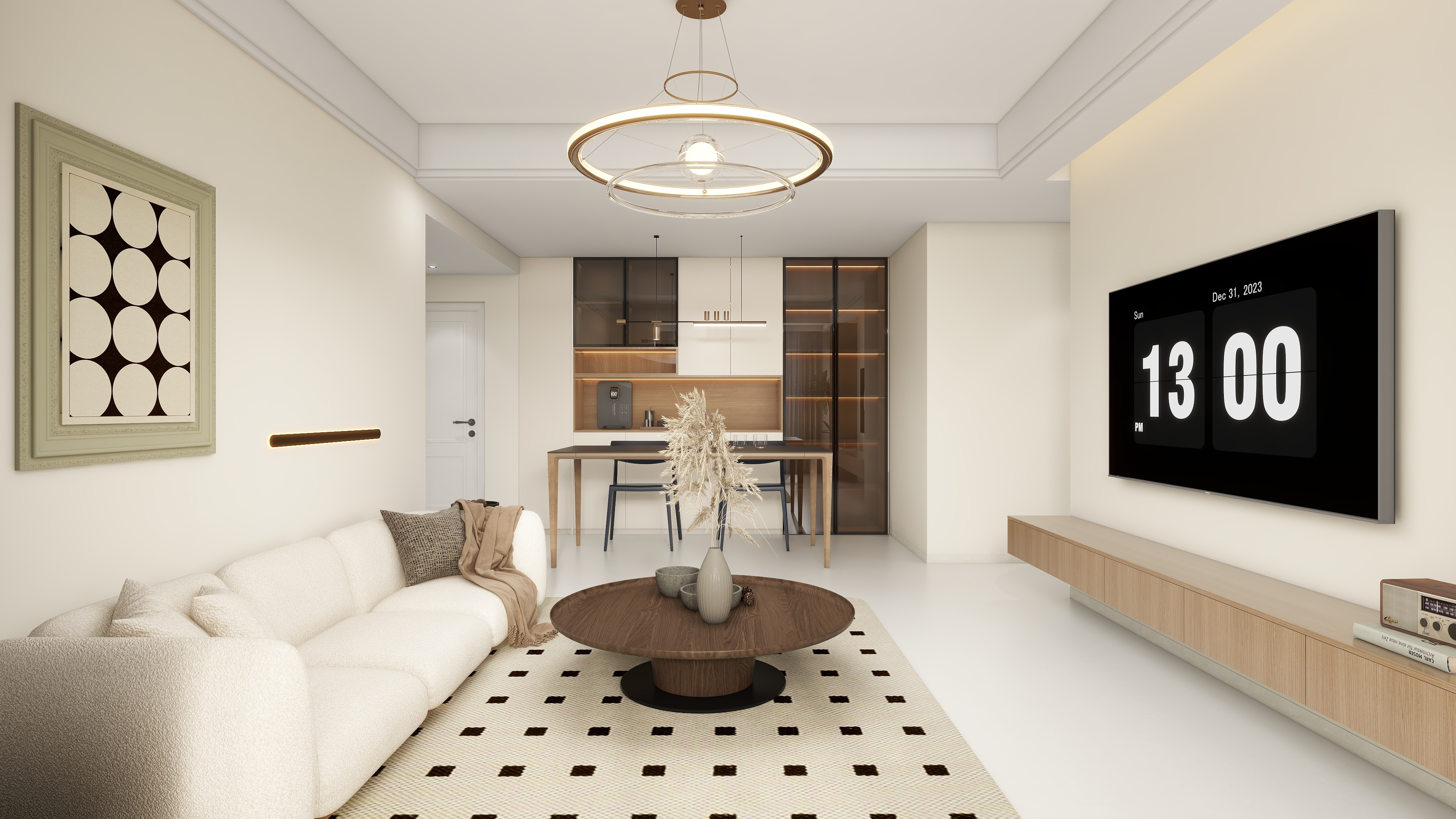 Ben大头-《银泰红城》两居两厅室-装修设计方案