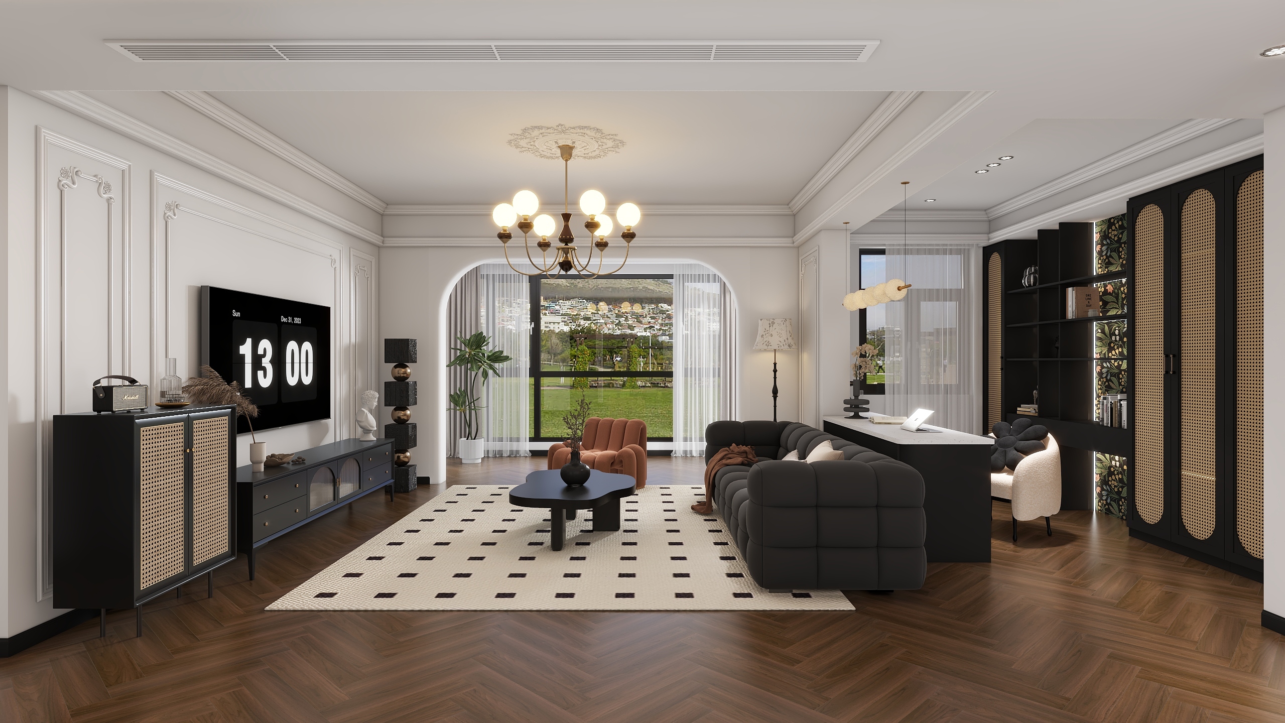 曹素涢-芷金城15栋05-法式中古-装修设计方案