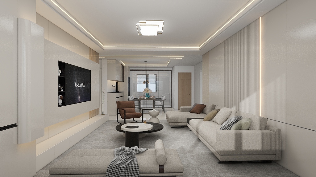 不言.设计-左岸华庭127于先生设计方案-装修设计方案