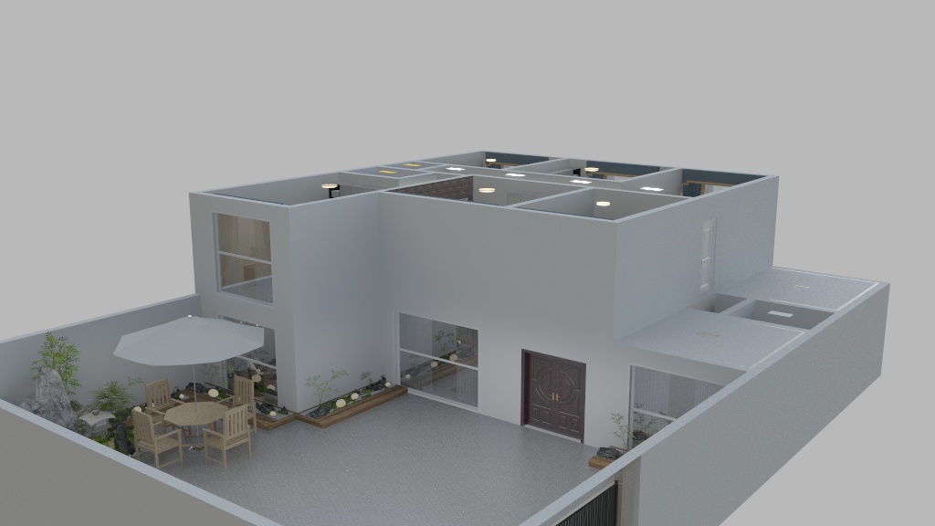 136****3998dWyy-乡间别墅小院-装修设计方案