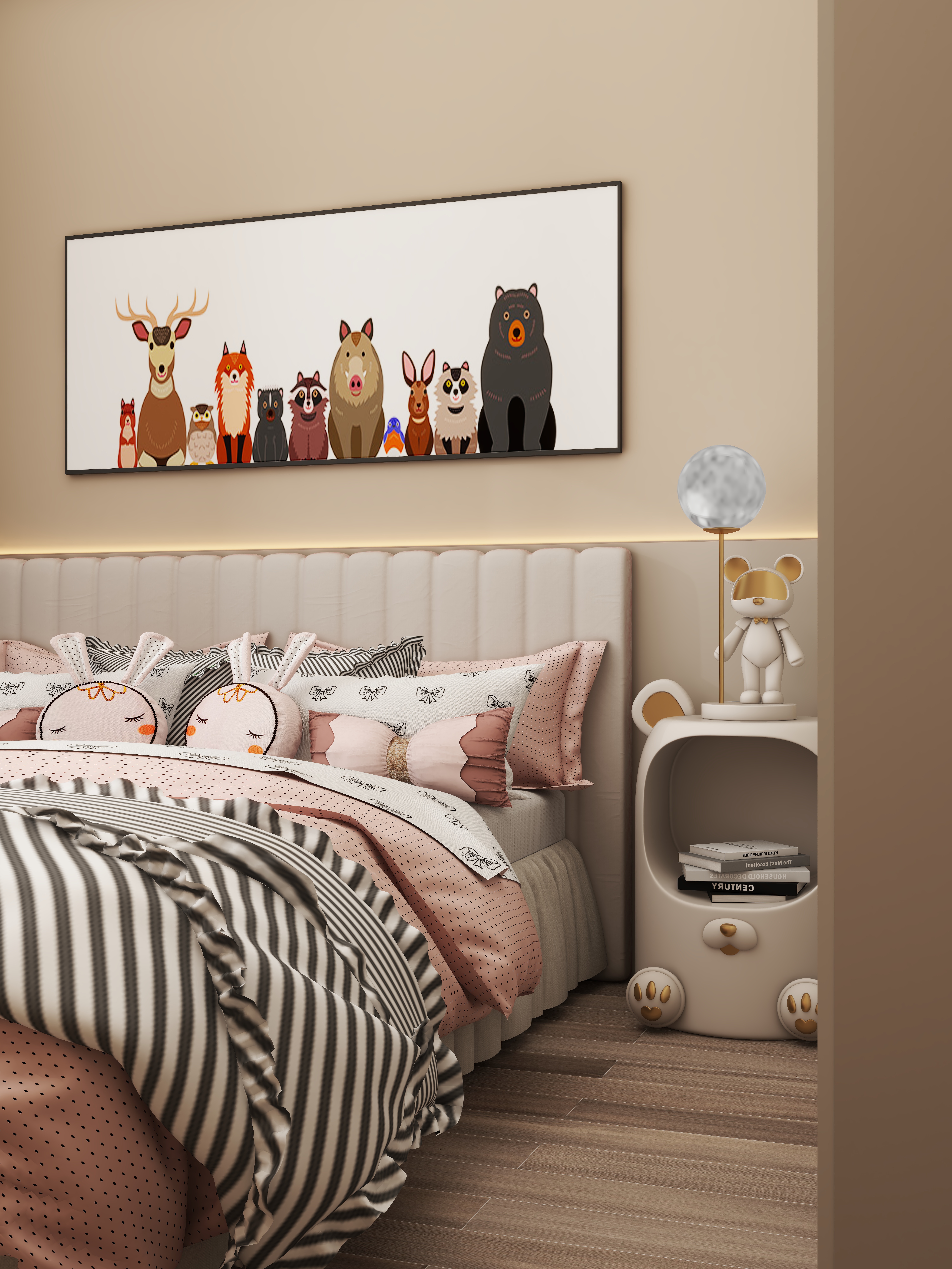 壹诺设计工作室-97㎡3室-现代简约 装修效果图