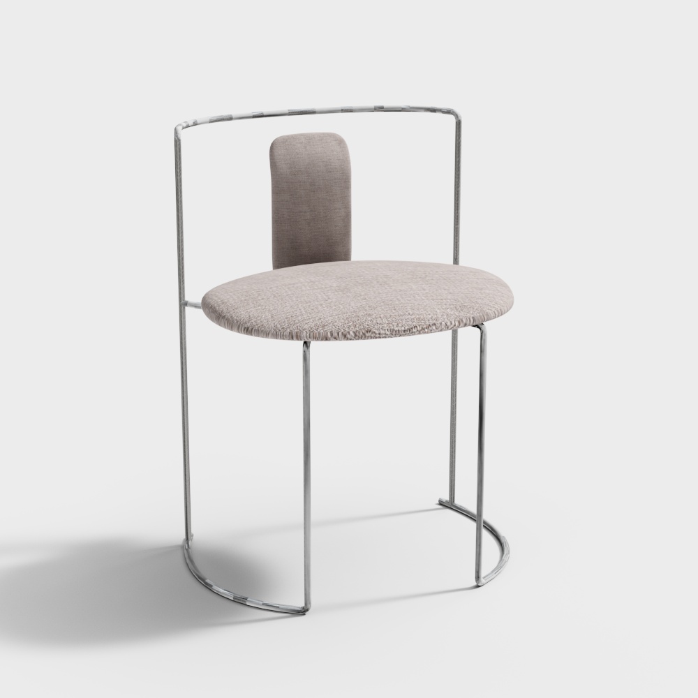 Cassina  Gaja Back rest chair3D模型