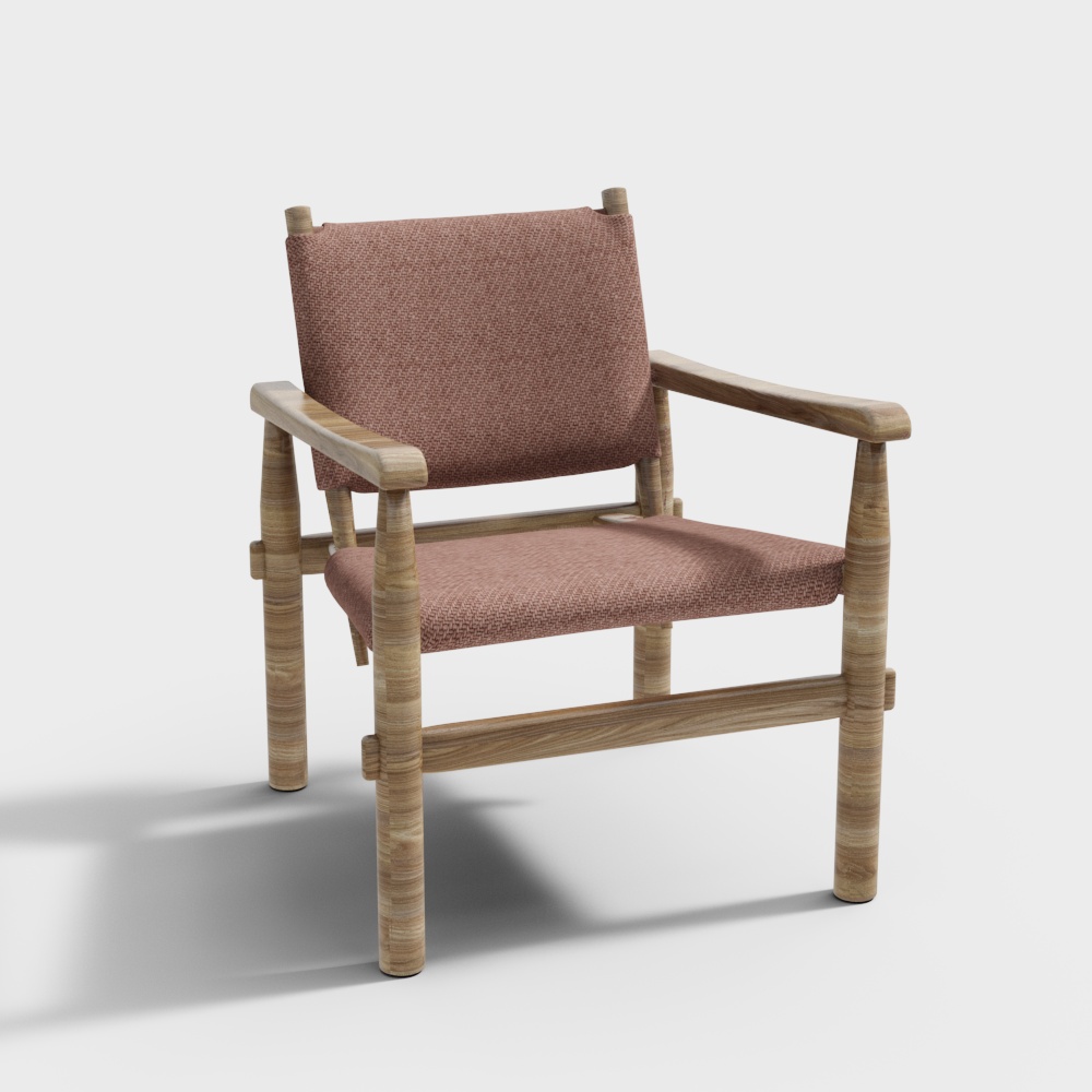 Cassina Doron Red chair3D模型