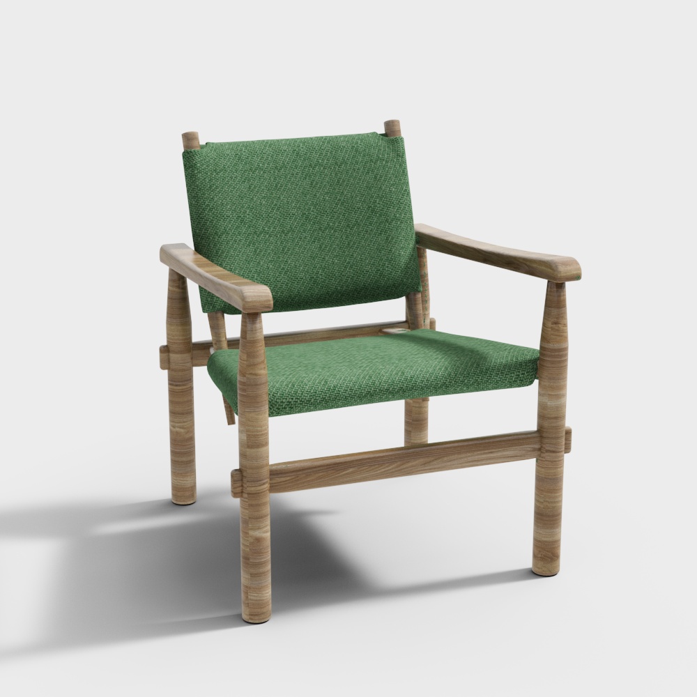 Cassina Doron Green chair3D模型