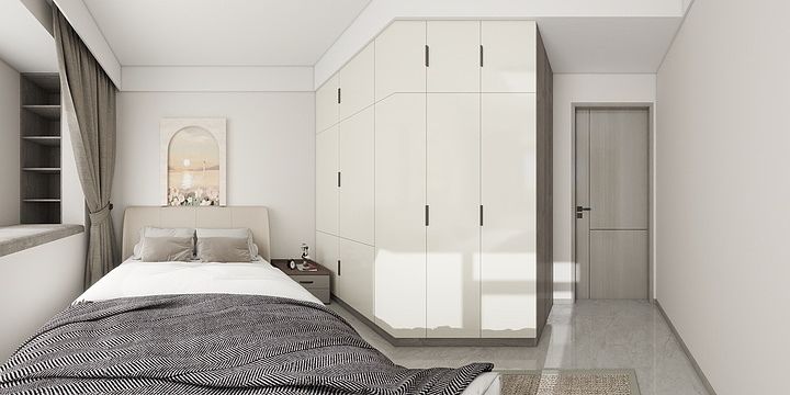 代画周周-禾城花园2#1104.dwg效果图-装修设计方案