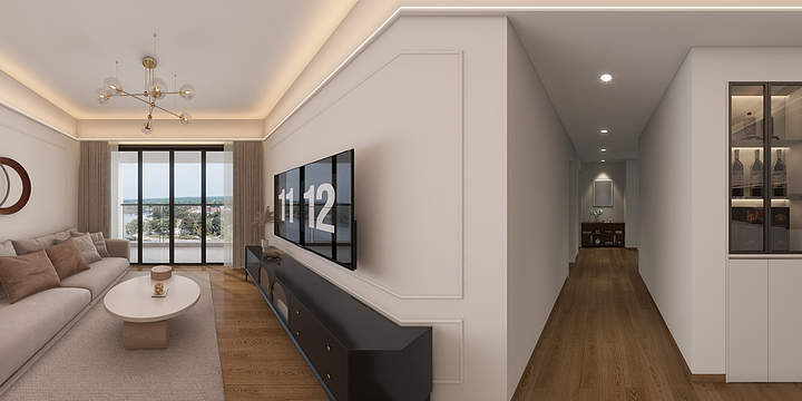 李荣浩-新力城二期89平02户型-装修设计方案