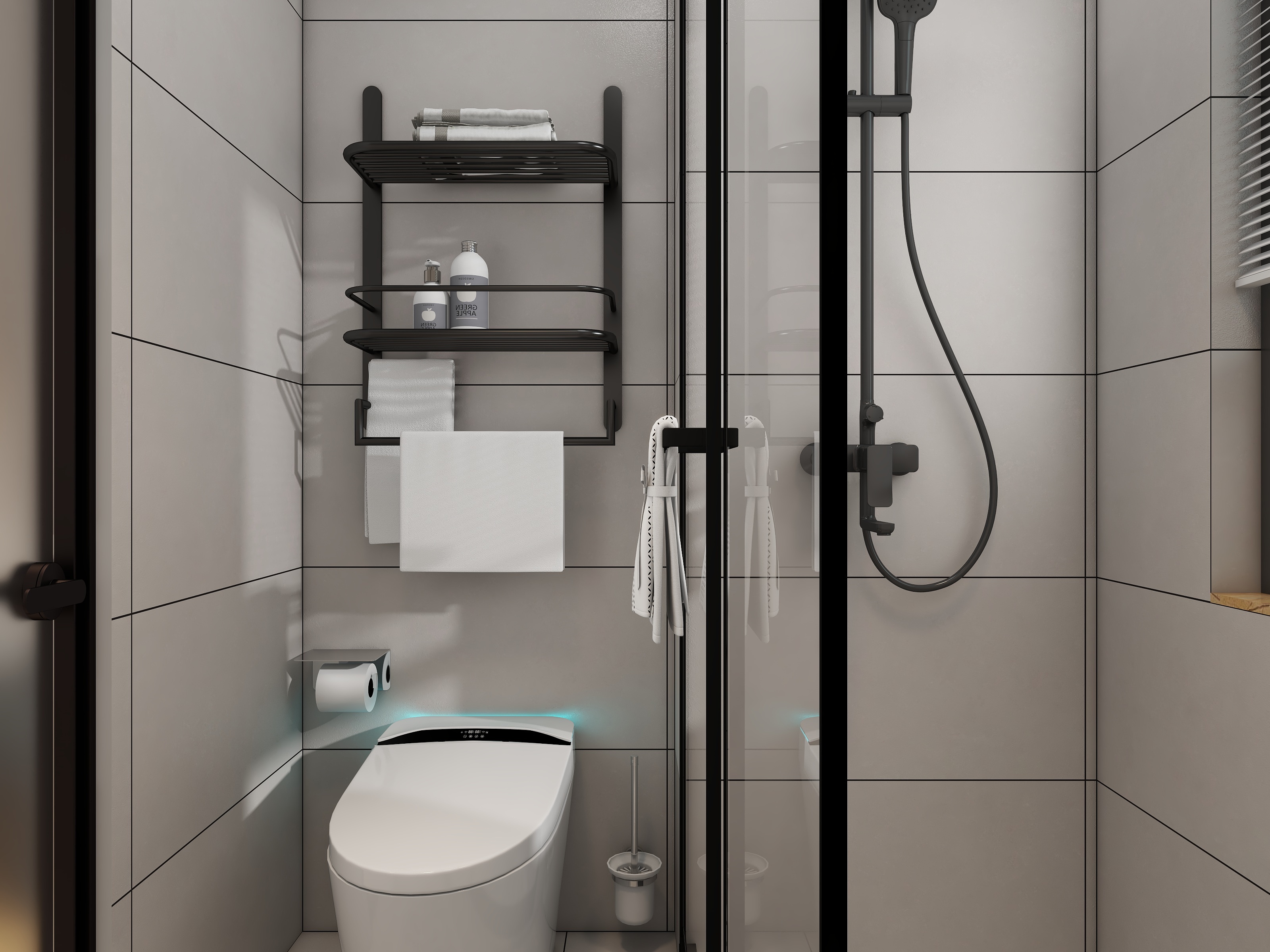 自由设计师-十二-摩登复古+122平四室两厅中古风装修效果图