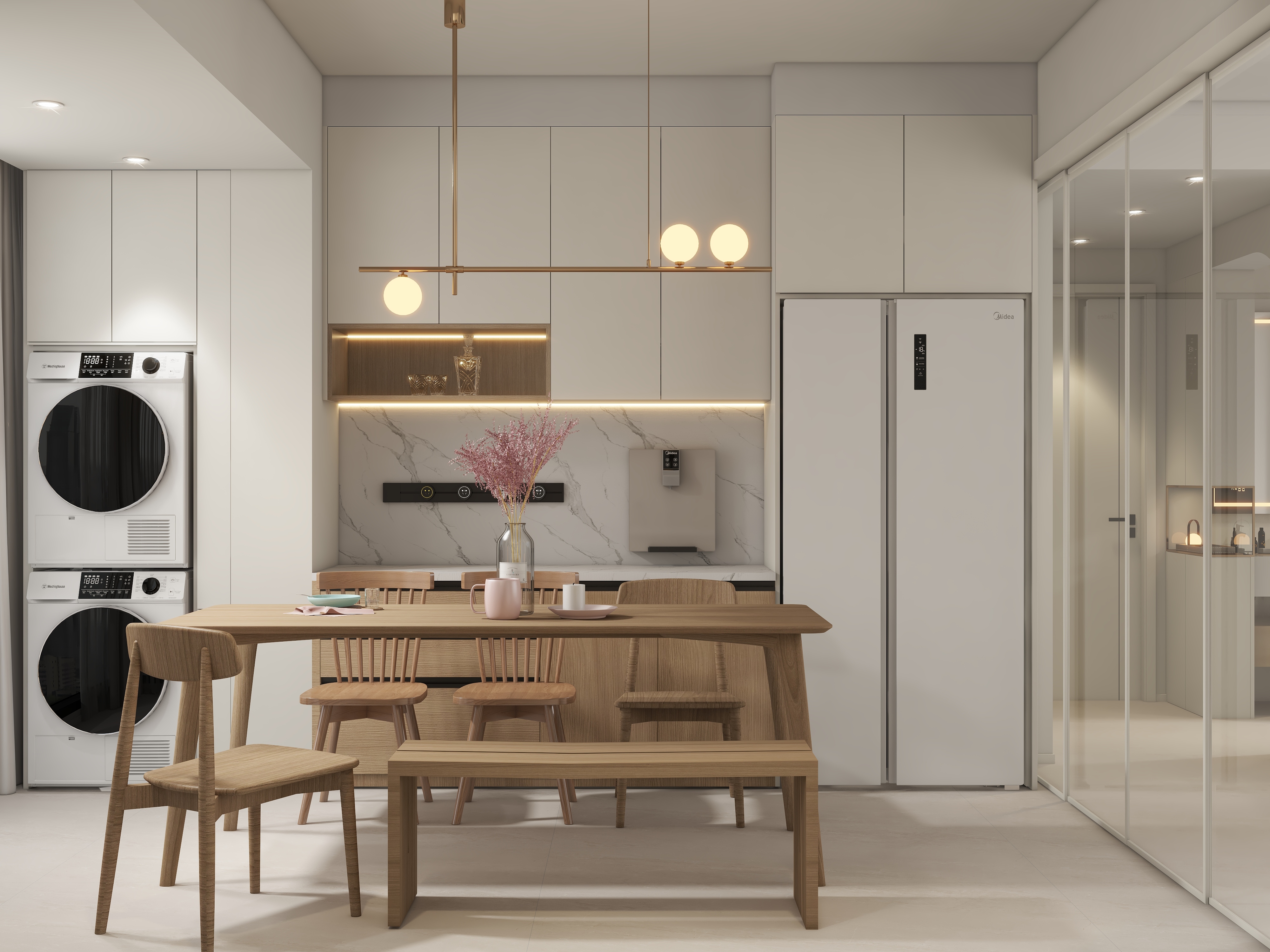 设计师珂源-溯禾荷园悦府124㎡4室装修效果图