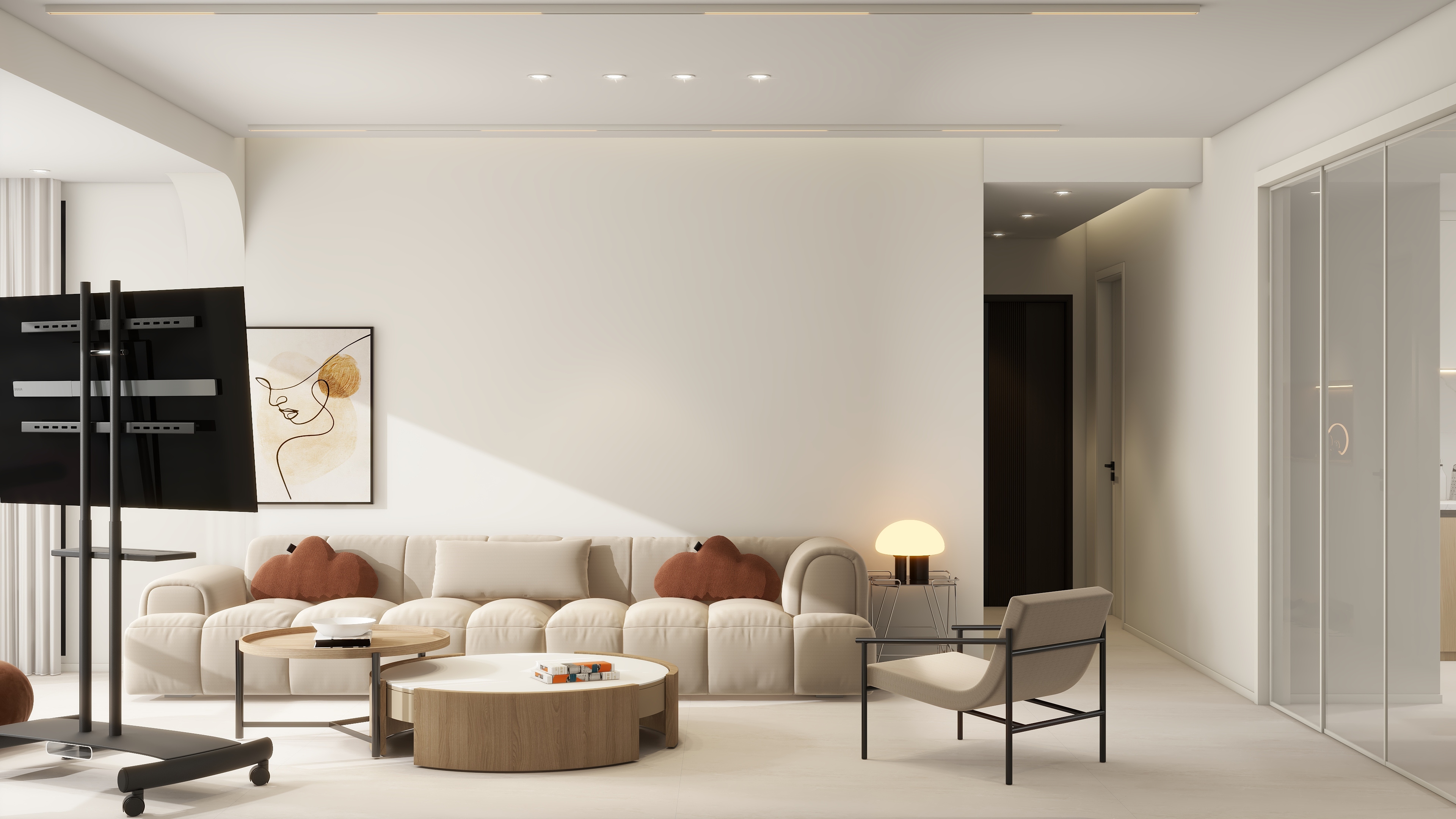 设计师珂源-溯禾荷园悦府124㎡4室装修效果图