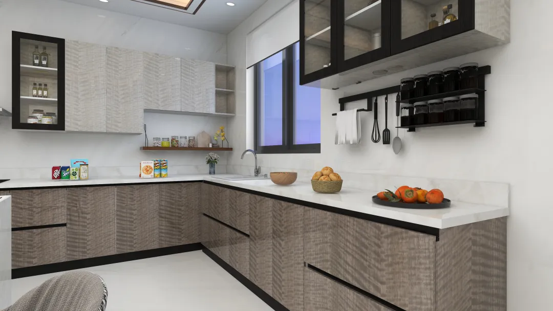 elie.p.nasrallah的装修设计方案:Modern kitchen with island