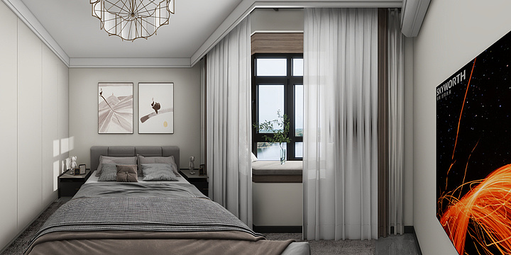 宁陵县四维空间设计工作室-润泓·公园城邦-装修设计方案