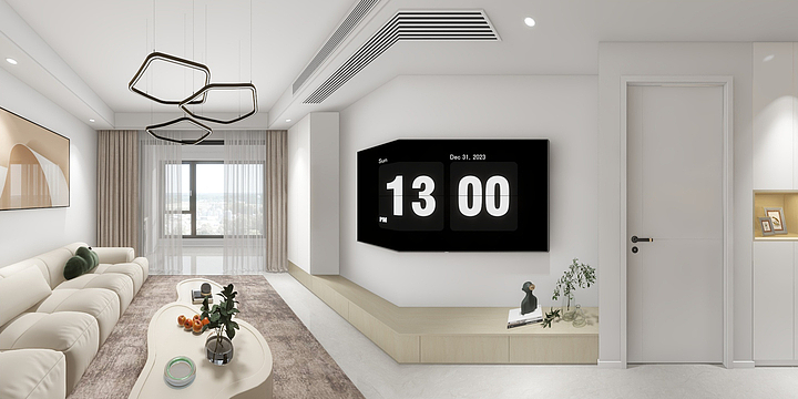 空白格设计-美盛原木奶油-装修设计方案