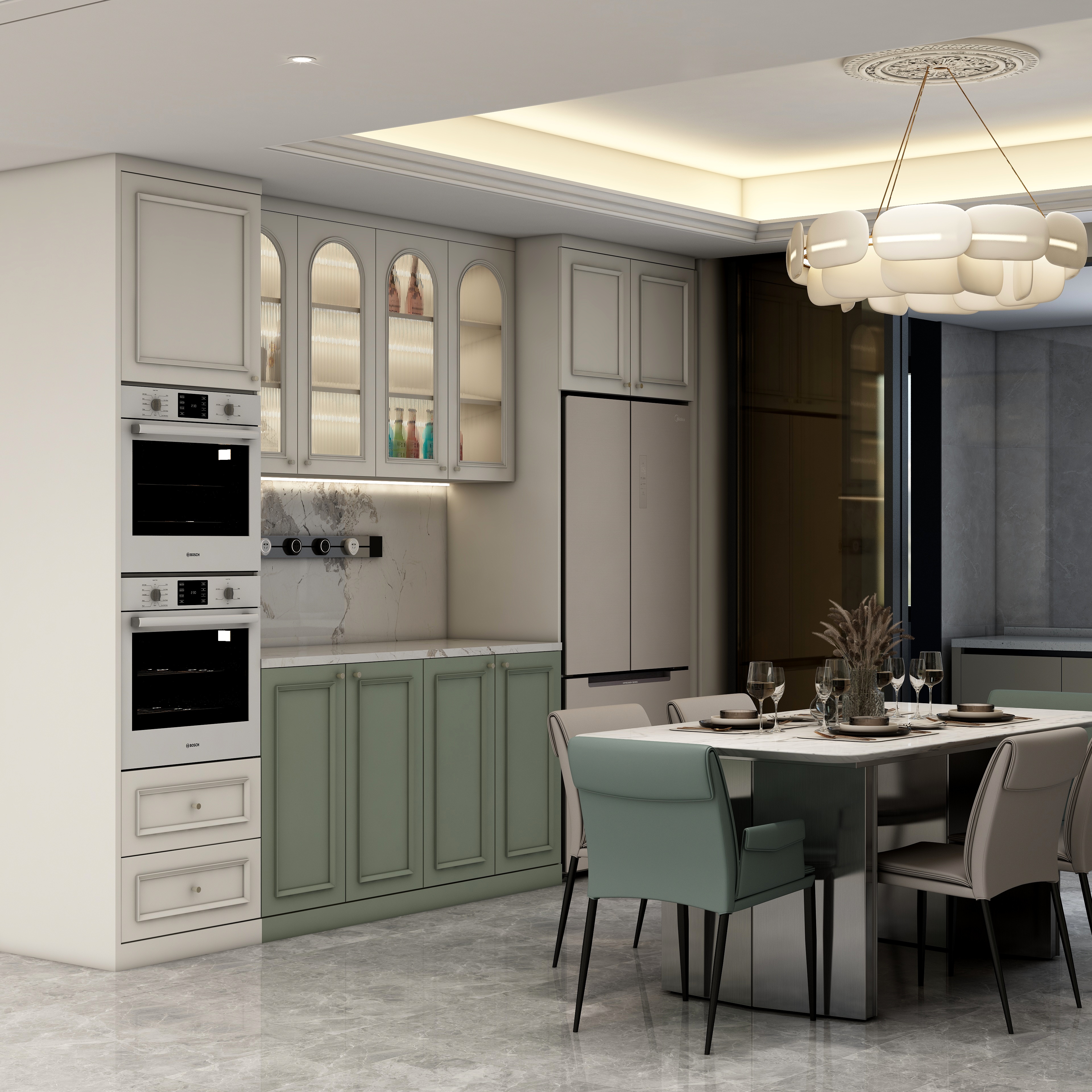 爱里古夷苏木云熙-185户型三室，小法-装修设计方案