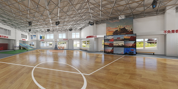 f00f-篮球馆-装修设计方案