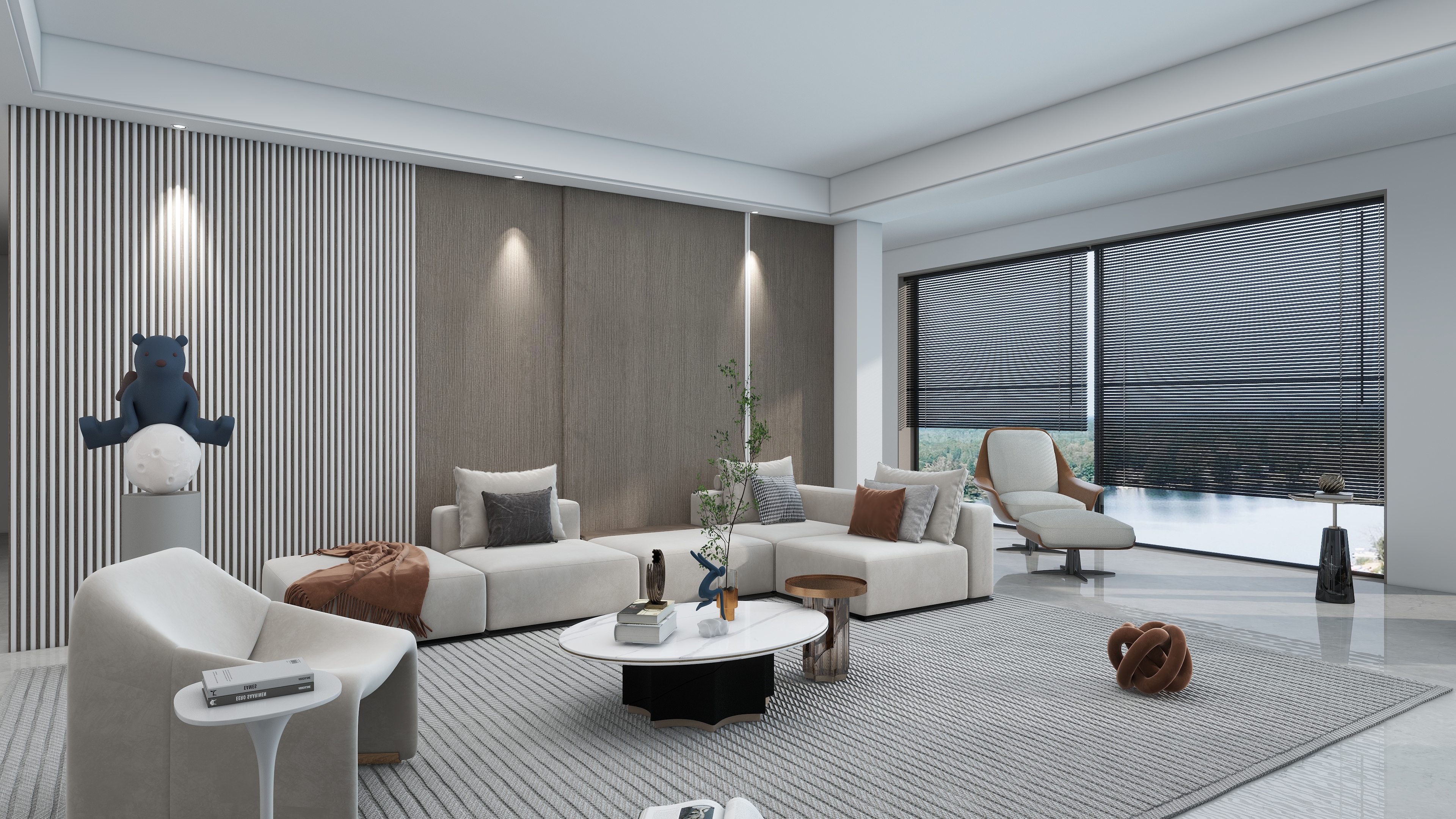 大金空调官方-【丹霞云邸】168㎡五居室装修效果图